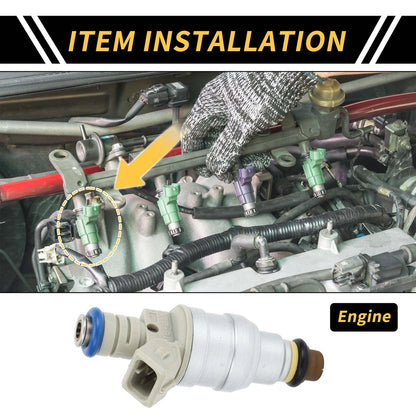 Fuel Injector for Ford Ranger (1985–2001) 4 Holes Silver Tone Beige