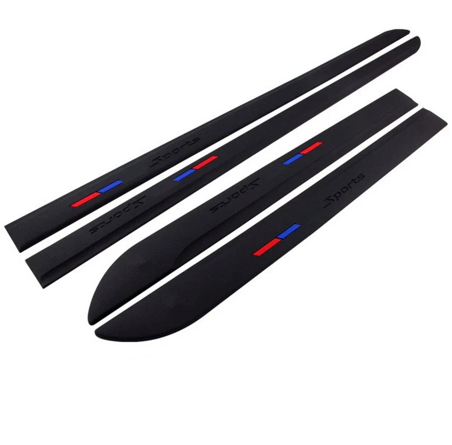 4 Pcs PVC Soft Rubber Door Sill Garnish Trim Cover for Car (Various Years)
