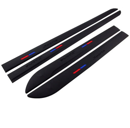4 Pcs PVC Soft Rubber Door Sill Garnish Trim Cover for Car (Various Years)