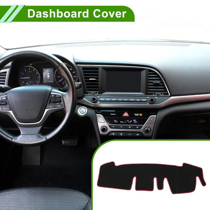 Dashboard Cover for Honda N-ONE JG3 JG4 2020-2024 Black Red 1 x Anti-Slip