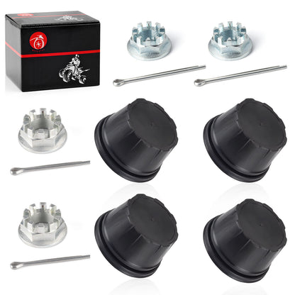 Set of 2 Front Rear Wheel Center Caps for Honda Rancher 350 (2000–2006)