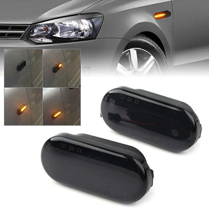 Amber LED Side Marker Lights for Volkswagen VW Bora Golf (1992-2005)