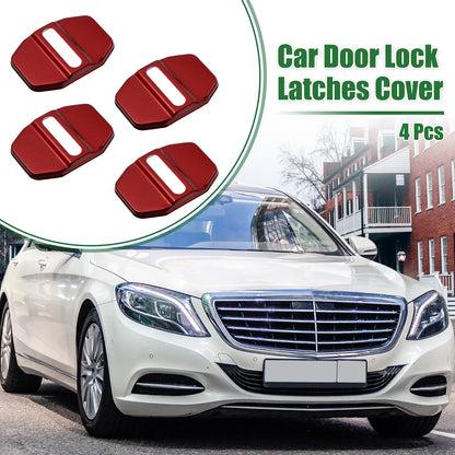 Set of 4 Door Latch Lock Cover Protectors for Mercedes-Benz AMG GLC (2016–2023)
