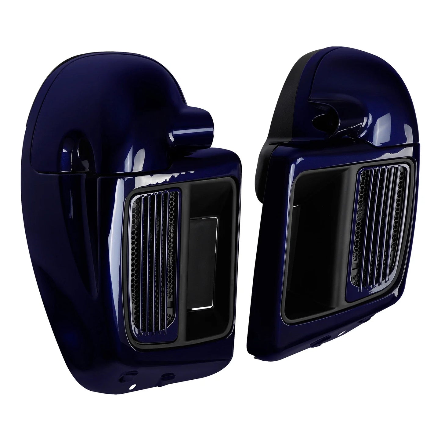 Lower Vented Fairings for Harley Road Glide (2014-2024) Zephyr Blue Sunglo
