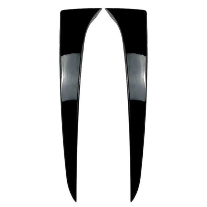 ABS Glossy Black Rear Window Spoiler Trim Covers for Skoda Kamiq (2019-2023)