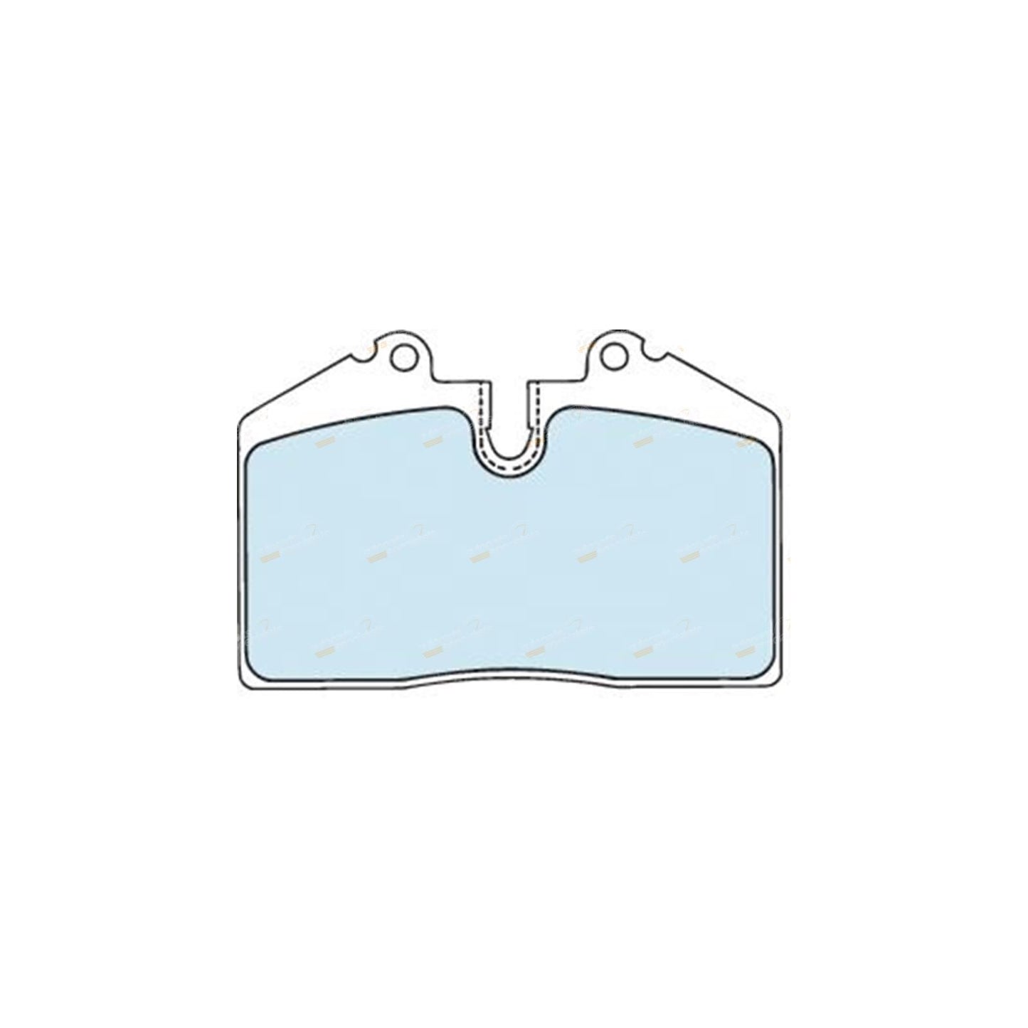 Set of 4 Rear Disc Brake Pads for Porsche 911 964 (1991–1993)