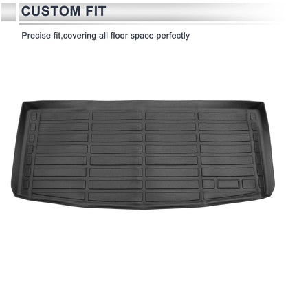 Cargo Liner Rear Trunk Mat for Chevrolet Tahoe (2021-2024) Long Grid Pattern
