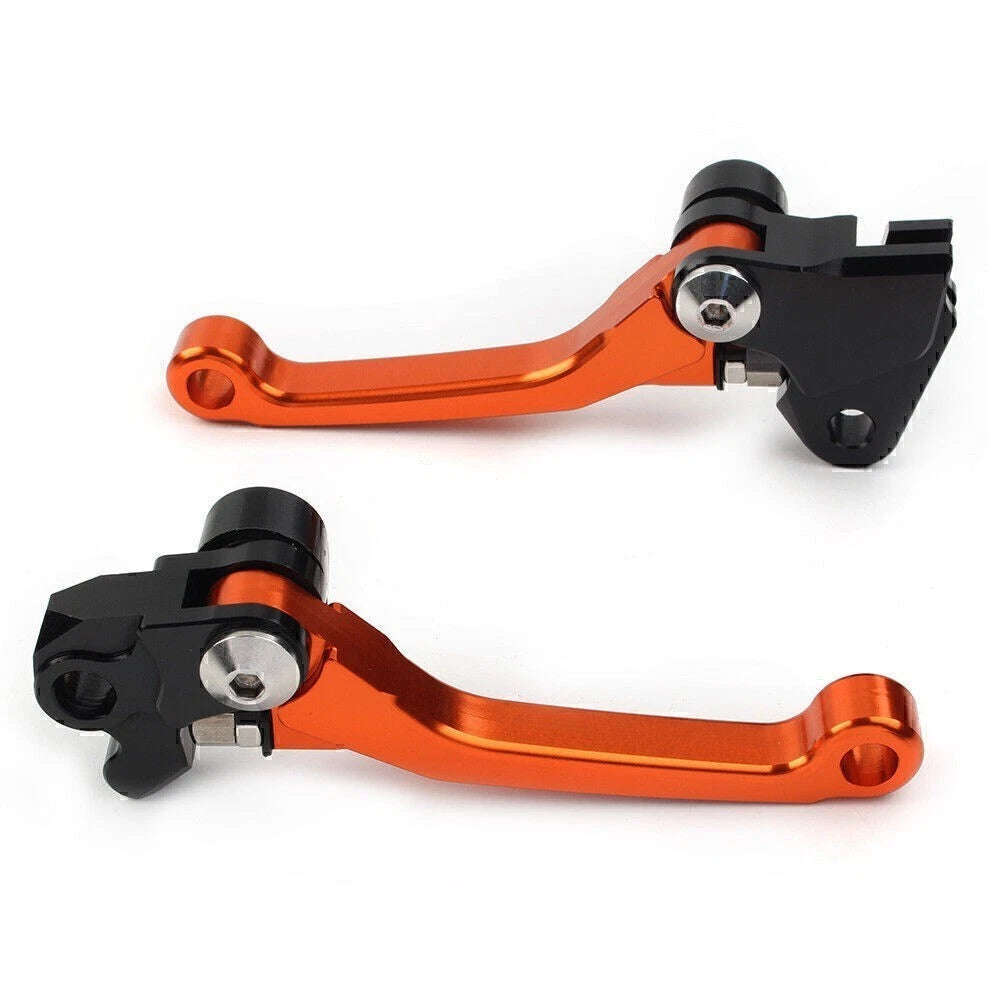 Pivot Dirt Clutch Brake Levers for Kawasaki KX450F (2006–2012) - Orange