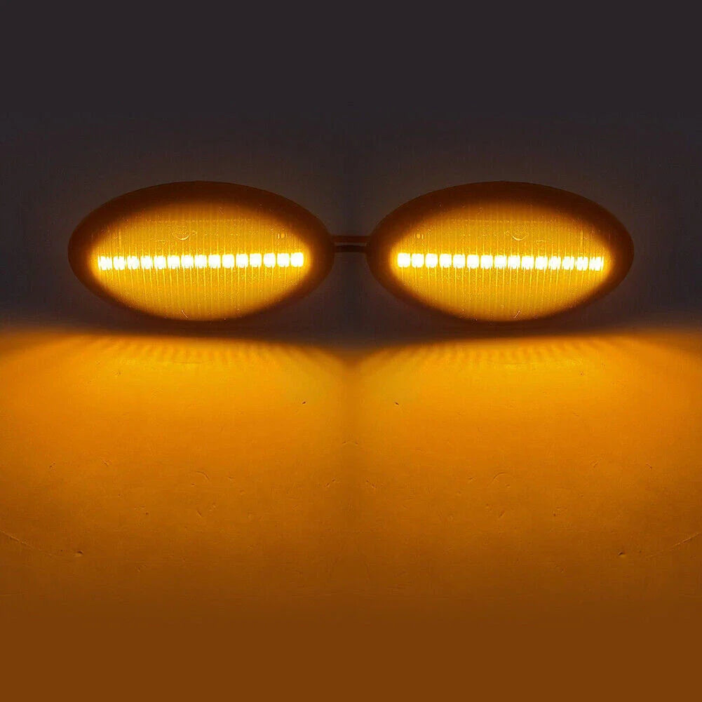 LED Black Dynamic Side Marker Lights for Mini Cooper R50 R52 R53 (2001-2008)