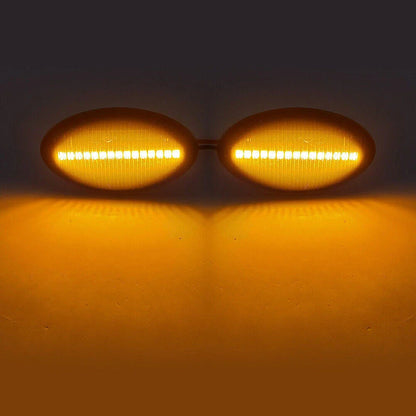 LED Black Dynamic Side Marker Lights for Mini Cooper R50 R52 R53 (2001-2008)