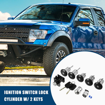 Ignition Lock Cylinder & Door Lock Key Set for Ford Transit Connect (2010–2013)
