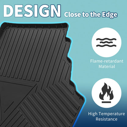 Flat Face Cargo Liner Rear Trunk Mat for Lexus ES (2005–2012) TPE 1 Pc