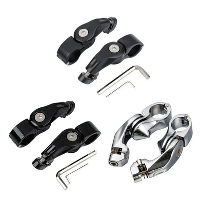 Short Angled Highway Footpegs for Harley Touring Softail