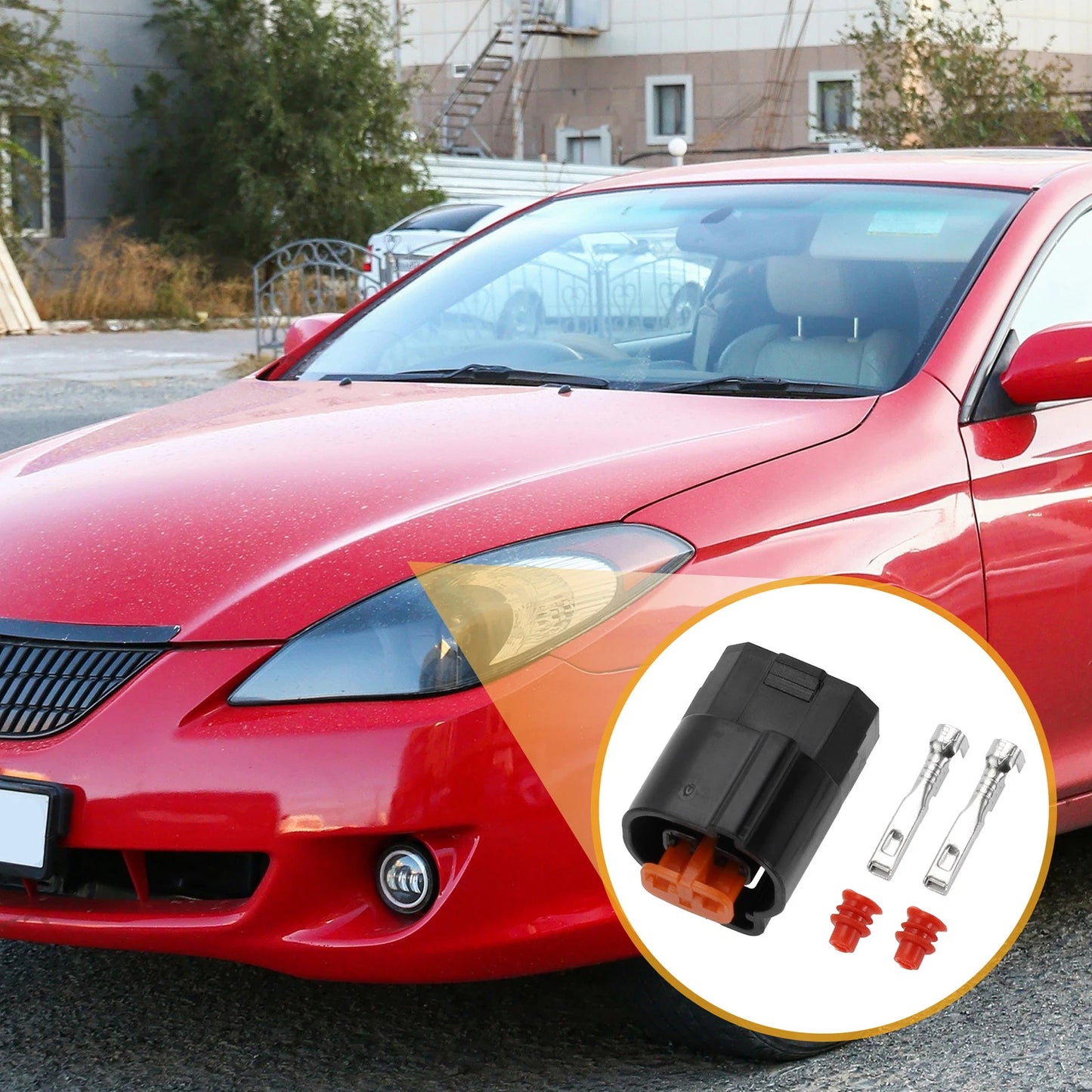 2 Pin VVT Boost Solenoid Valve Connector Plug for Suzuki Honda