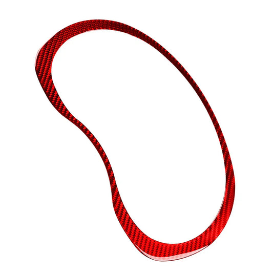 Red Carbon Fiber Speedometer Frame Cover Trim for Subaru WRX STI (2015-2021)