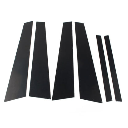 6 x Car Window Pillar Post Door Trim Covers for BMW 7 Series (2009-2015)