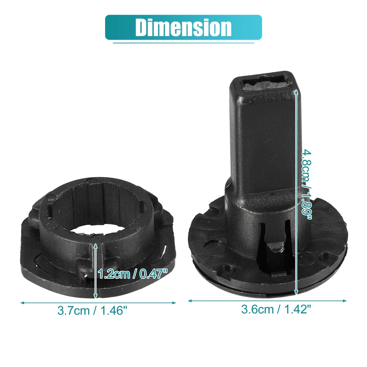 Set of 2 Upper Radiator Mount Bushing Bracket with Support Sleeve for BMW 228i (2014–2019)