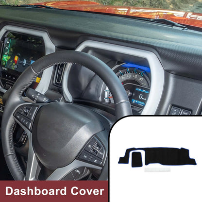 Dashboard Cover Mat for Suzuki Hustler MR52S MR92S (2020–2021) Black Blue