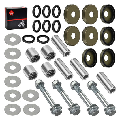 Front Lower A-Arm Bushing Seal Kits & Bolts for Suzuki LT-Z400 (2004–2009)