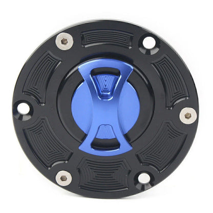 Fuel Gas Tank Cap Cover for Aprilia RS125 RS250 RSV1000 Tiger 800 Blue