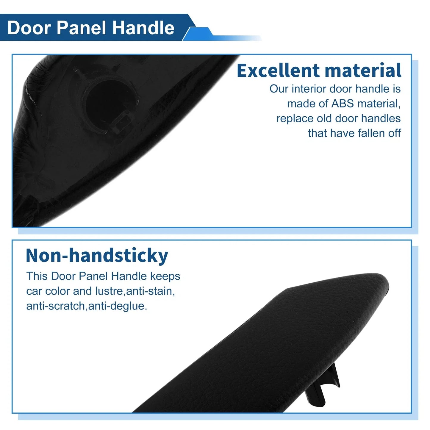Inner Door Panel Handle for BMW X5 X6 E70 E71 E72 (2007-2013) Black