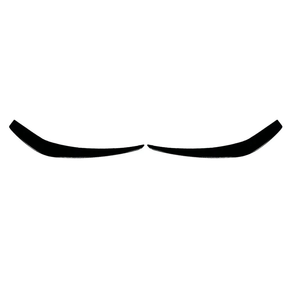 Glossy Black Front Bumper Side Air Vent Trims for Benz A Class (2013-2015)