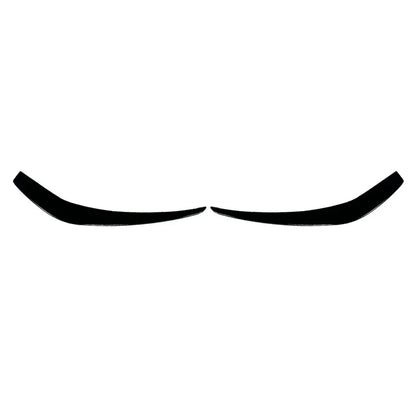 Glossy Black Front Bumper Side Air Vent Trims for Benz A Class (2013-2015)