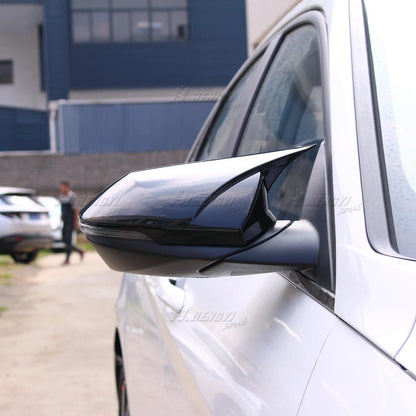 Gloss Black Side View Mirror Cover Caps  for Hyundai Elantra Facelift (2023–2024)