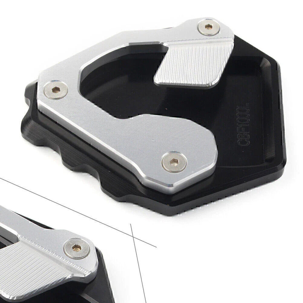 Side Stand Foot Enlarger Kickstand Plate for Honda CRF1000L Africa 2016-2017 Black