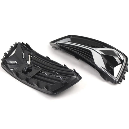 Front Bumper Fog Light Grill Covers for Audi A6 C8 (2019–2023)
