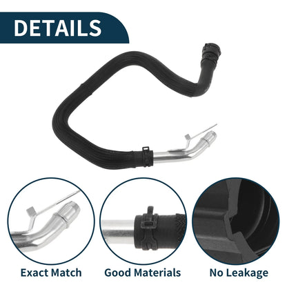 Radiator Hose Heating Water Pipe for Jeep Cherokee (2014–2018) Rubber Metal
