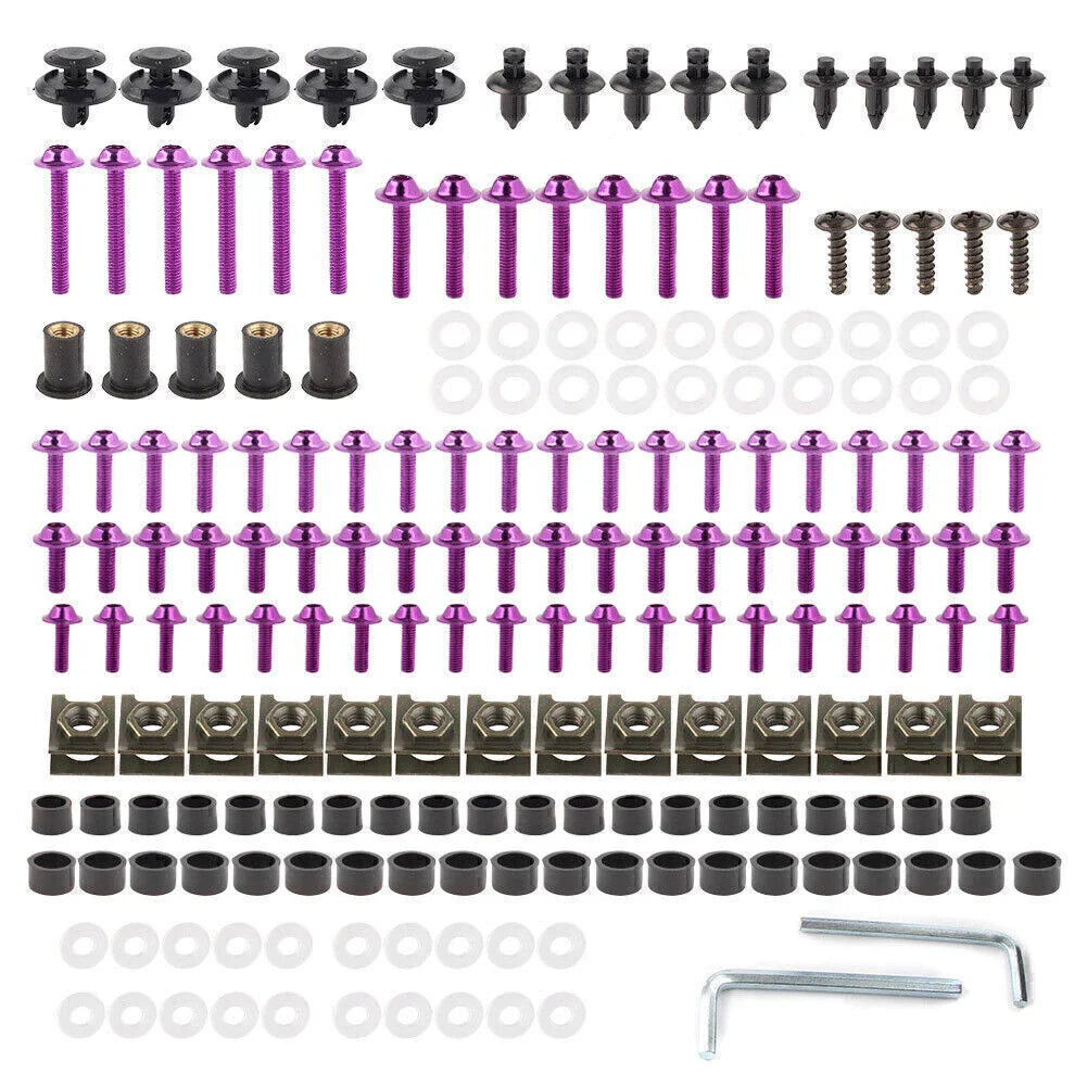 Bodywork Fairing Screws Bolts Kit for Honda CBR600RR CBR900RR CBR1000RR (2003-2023)