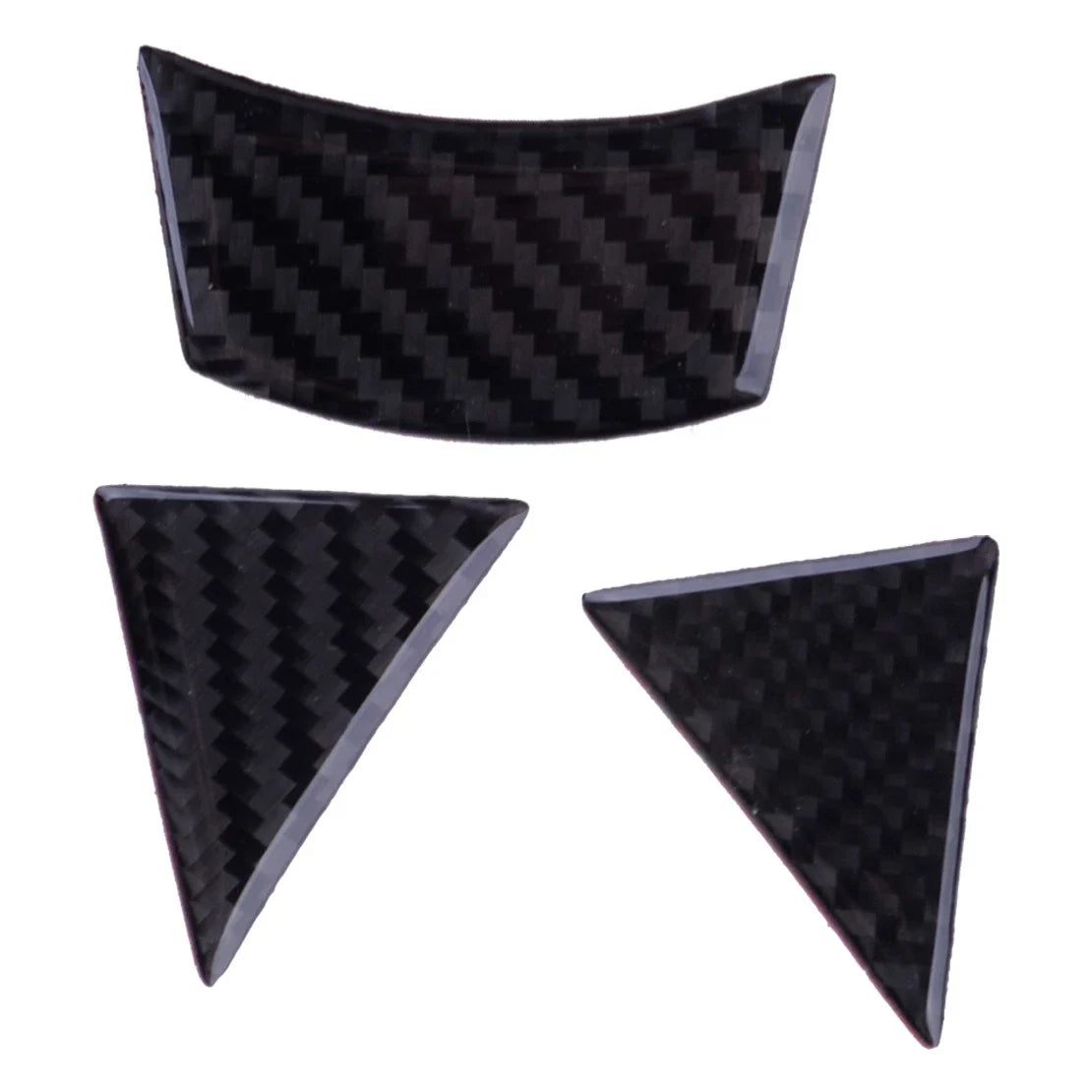 Carbon Fiber Steering Wheel Button Cover for BMW 5 Series E60 E61 (2005-2010)