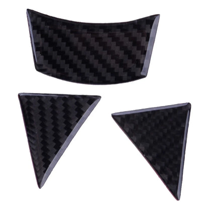 Carbon Fiber Steering Wheel Button Cover for BMW 5 Series E60 E61 (2005-2010)