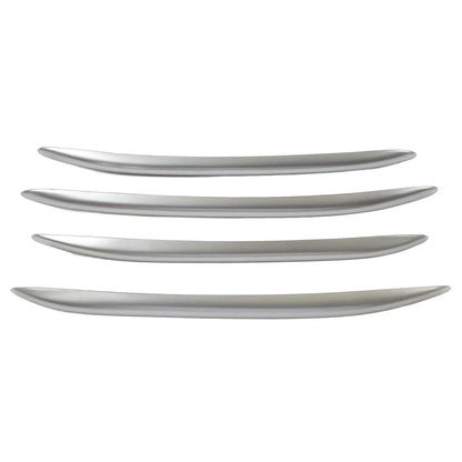 Silver Front Bumper Splitter Fins Spoiler Canards for Benz C-Class (2022-2023)
