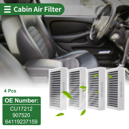 Cabin Air Filter No.CU17212/907520 for BMW X3 F25 (2012–2017)