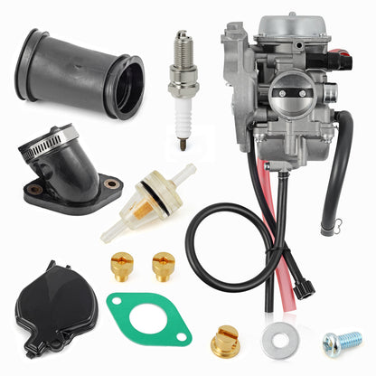 Carburetor and Intake Manifold with Spark Plug for Arctic Cat 250 2002–2005