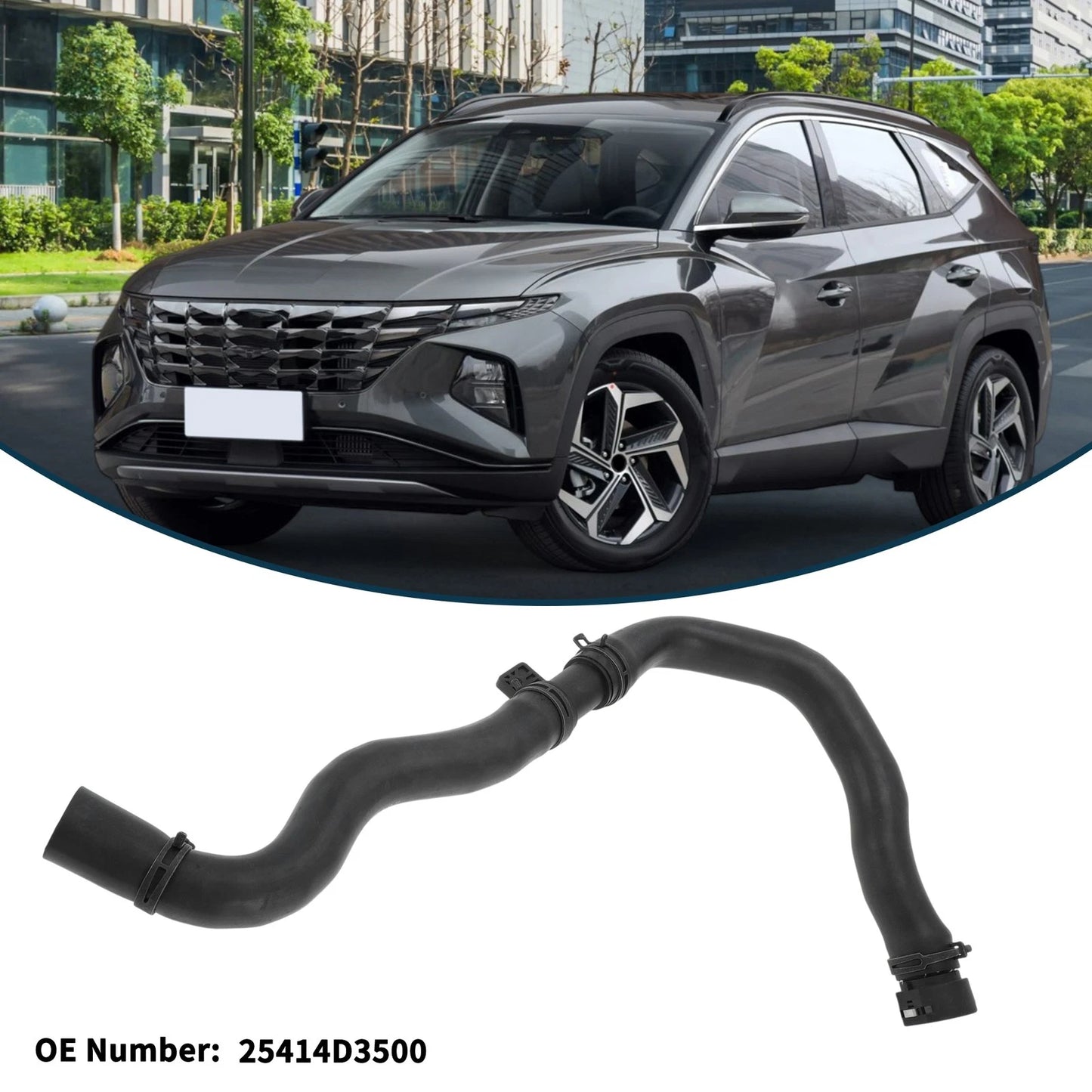 Radiator Hose No. 25414D3500 for Hyundai Tucson (2016–2021)