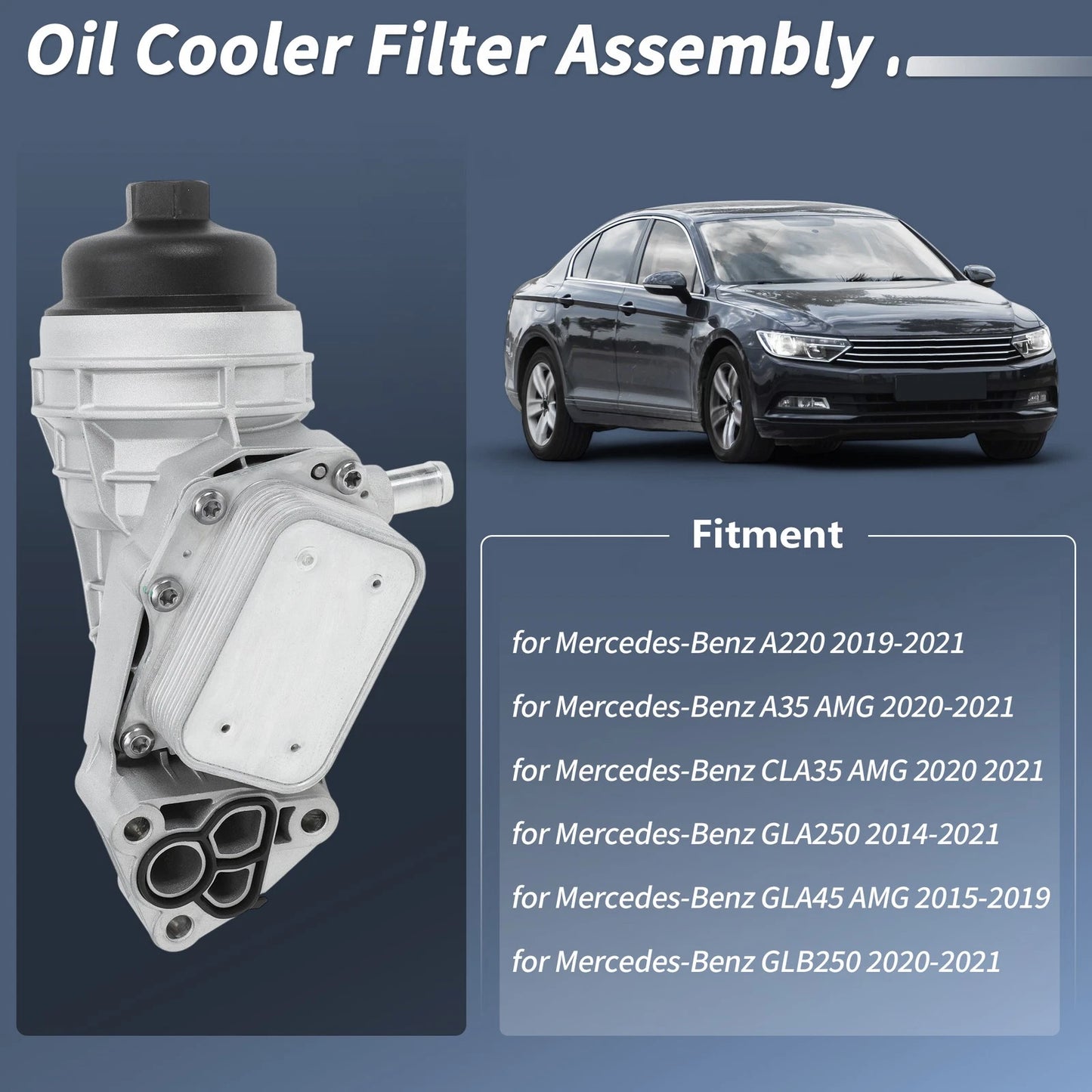 Upgrade Oil Filter Housing for Mercedes-Benz A220 GLA250 GLB250 (2019–2023)