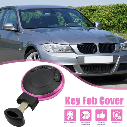 Key Trim Ring Remote Decorative Circle Purple for BMW Mini Cooper