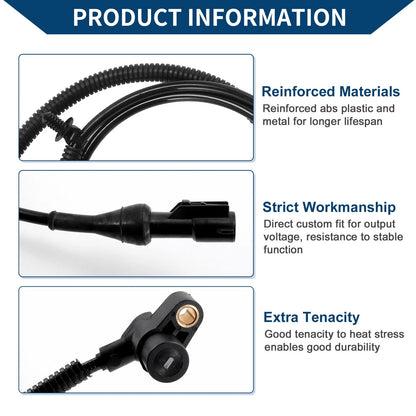ABS Wheel Speed Sensor for Ford Taurus (1996–1999) No.XF1Z2C204AB/970241