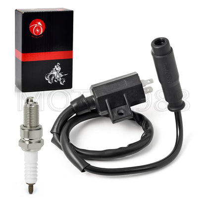 Ignition Coil + Spark Plug + Cap 4x4 for Kawasaki Teryx 750 (2008–2013)