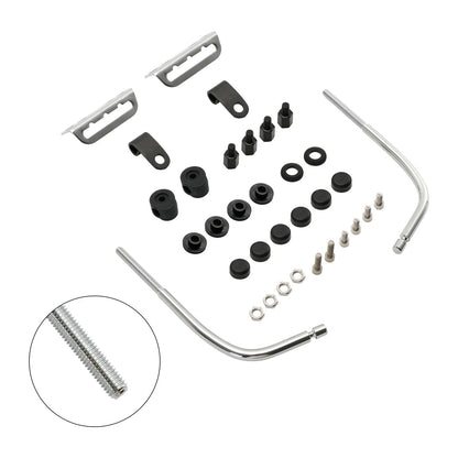 Cafe Racer Motorcycle Headlight Windshield Mount Bracket Universal