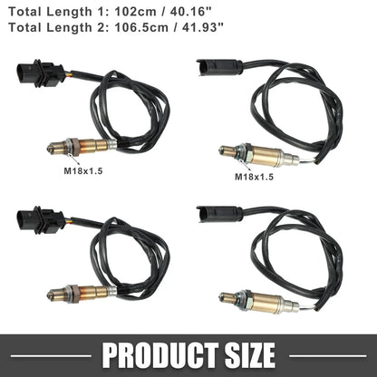 4 x O2 Oxygen Sensor Upstream/Downstream for BMW 325i (2003 - 2005) 2.5L