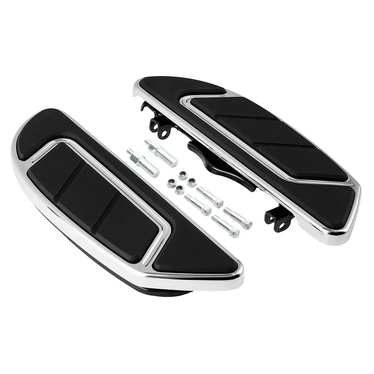 Chrome Driver Floorboards Footboards Bracket for Harley Road Glide (2014-2024)