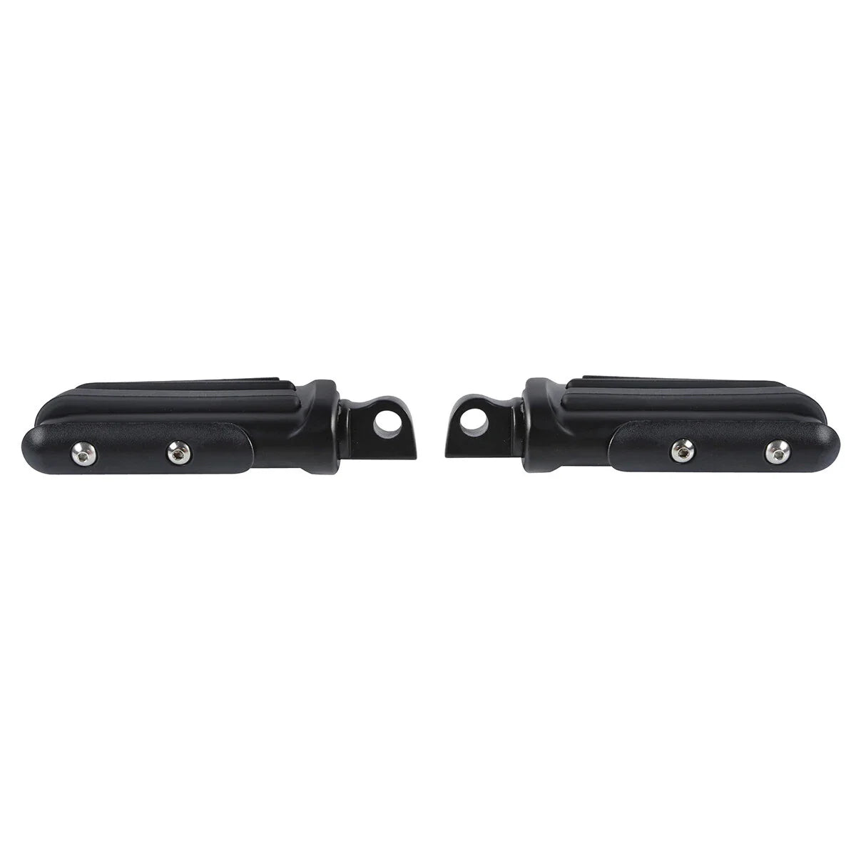 10mm Pilot Mount Footpegs for Harley Softail Touring Matte Black
