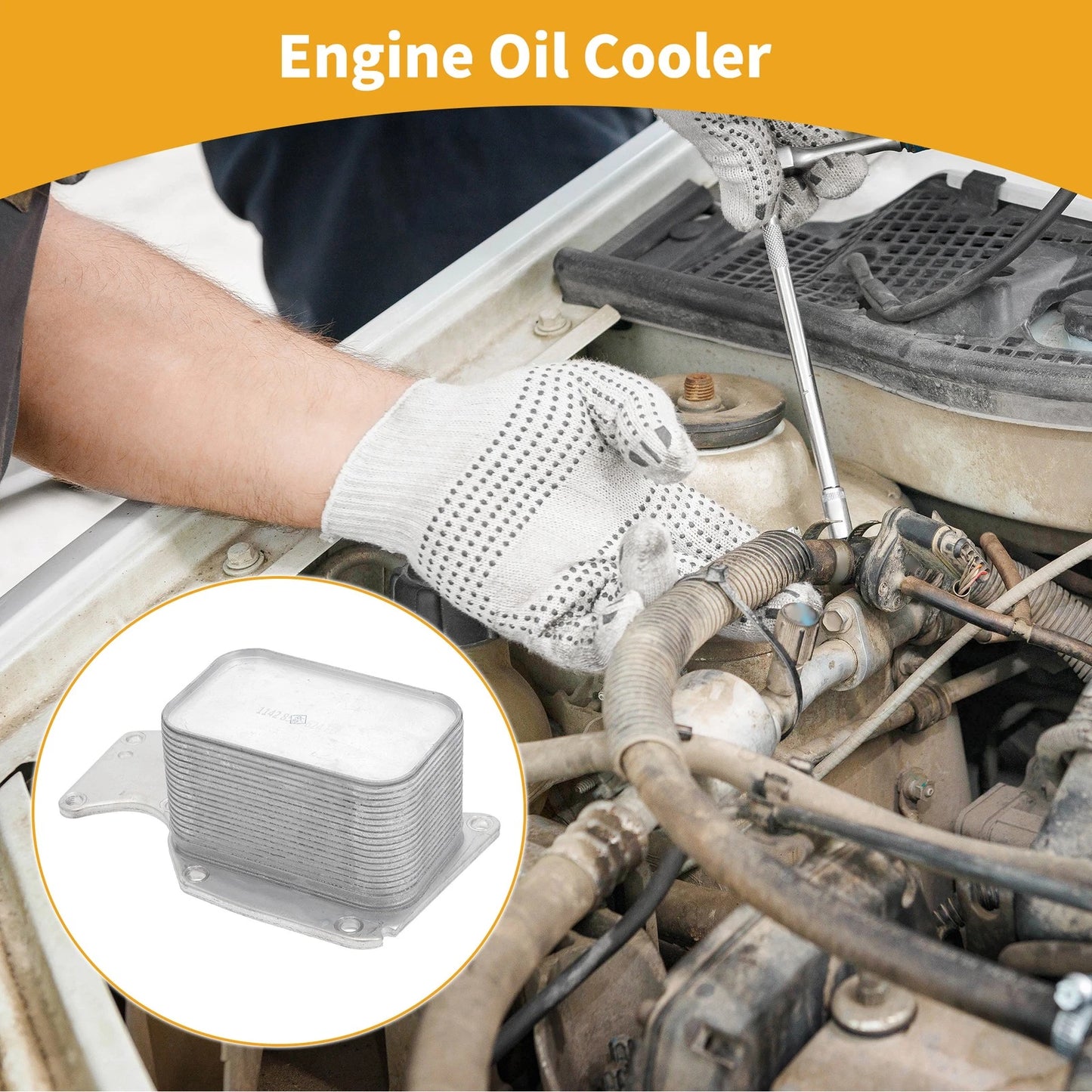 Engine Oil Cooler for BMW 420i (2018–2019) No. 24119812996