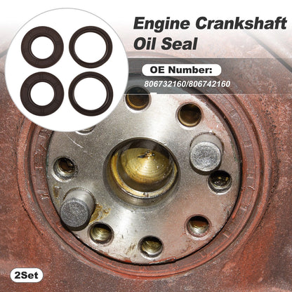 Set of 2 Camshaft Seals for Subaru Baja (2004–2006) 806732160