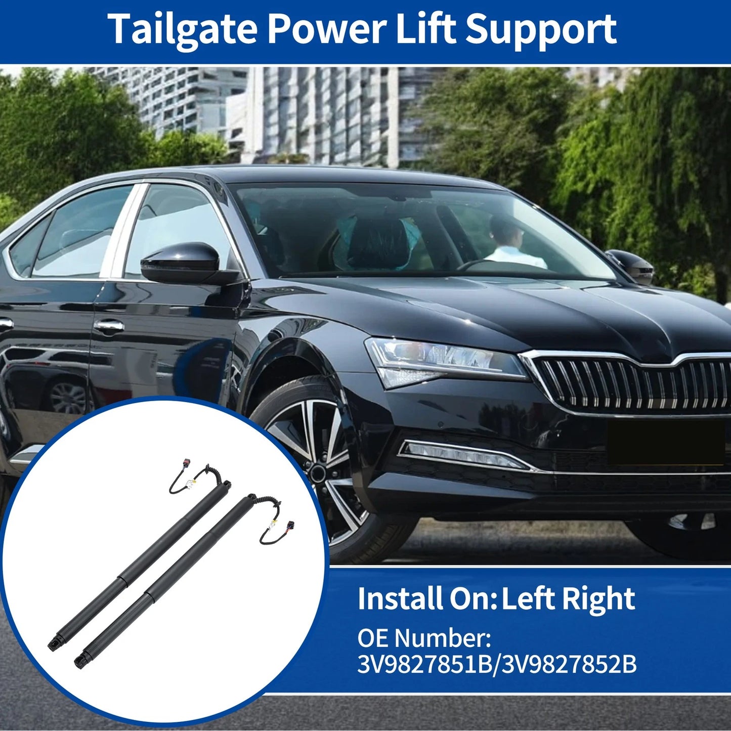 Tailgate Power Lift Support for Skoda Superb III Combi (2015–2020) No. 3V9827851B