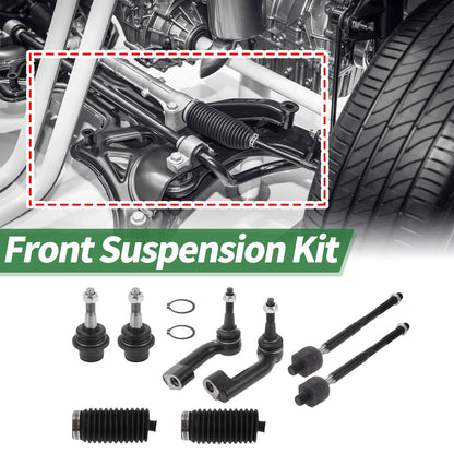8pcs Front Suspension Kit Tie Rod End Lower Ball Joint for Chevrolet Aveo5 (2006–2011)